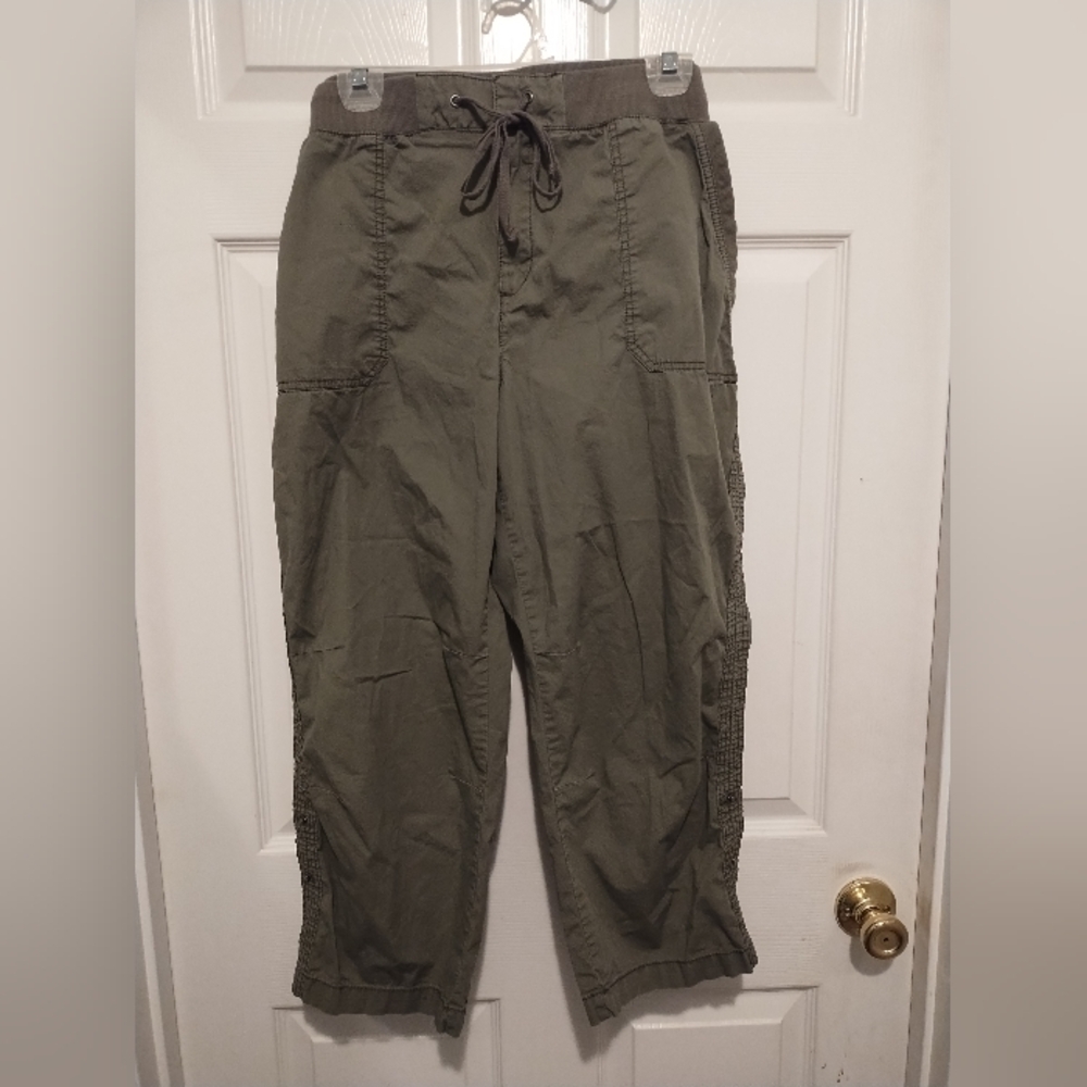 Army Green pants with Adjustable Length